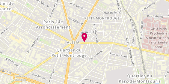 Plan de Garance Immobilier, 46 Rue d'Alésia, 75014 Paris