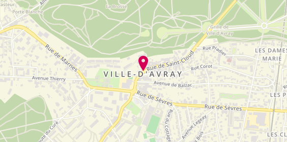 Plan de ADL Immobilier - Agence des Lys Immobilier, 11 Rue de Saint-Cloud, 92410 Ville-d'Avray