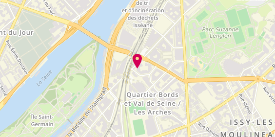 Plan de Agence immobilière CHASSEUR DE TOIT - ISSY LES MOULINEAUX, 41 Rue Camille Desmoulins, 92130 Issy-les-Moulineaux