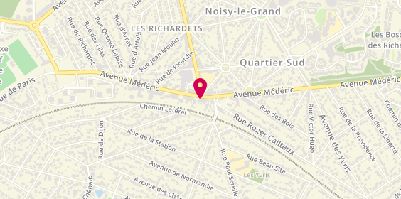 Plan de Rouxel Immo, 100 avenue Médéric, 93160 Noisy-le-Grand