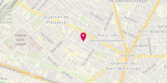 Plan de SIDLOVSKI Michel, 10Bis Rue Lecuirot, 75014 Paris