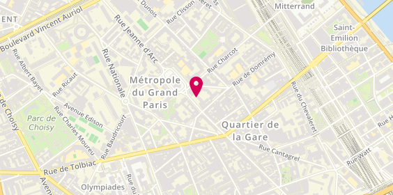 Plan de Laforet Immobilier, 10 Rue Jeanne d'Arc, 75013 Paris