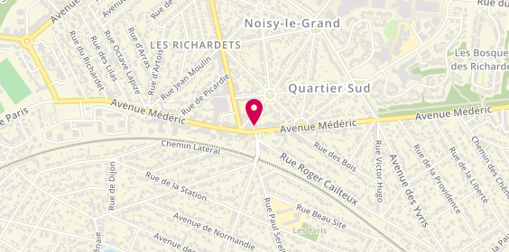 Plan de Stéphane Plaza Immobilier, 89 avenue Médéric, 93160 Noisy-le-Grand