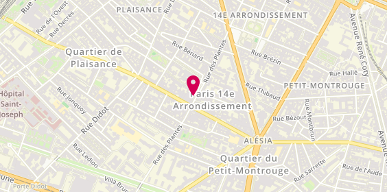 Plan de Foncia, 36 Rue des Plantes, 75014 Paris