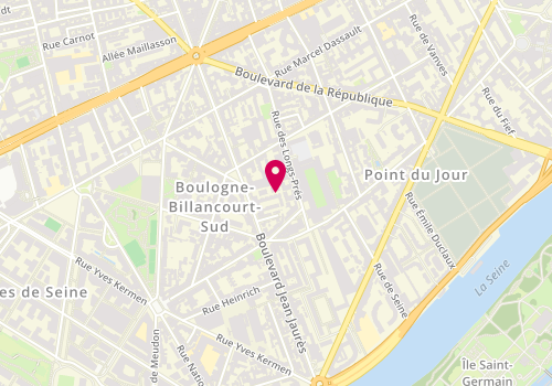 Plan de Laforet Immobilier, 54 Jean Jaurès, 92100 Boulogne-Billancourt