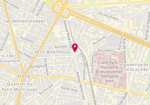 Plan de WT Immobilier, 17 René Coty, 75014 Paris