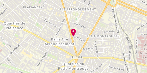 Plan de Pyramid-Immo, 17 Rue Thibaud, 75014 Paris
