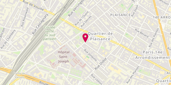 Plan de Coquin Immobilier, 5 Rue des Suisses, 75014 Paris