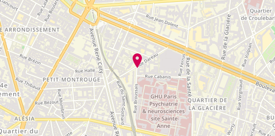 Plan de Immobilière Galiot, 29 Rue Dareau, 75014 Paris