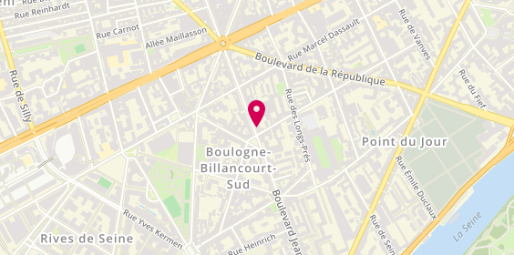 Plan de Les Toits de Boulogne, 225 Boulevard Jean Jaurès, 92100 Boulogne-Billancourt