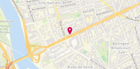 Plan de Agence immobilière VIANOVA Immobilier, 94 avenue du Général Leclerc, 92100 Boulogne-Billancourt