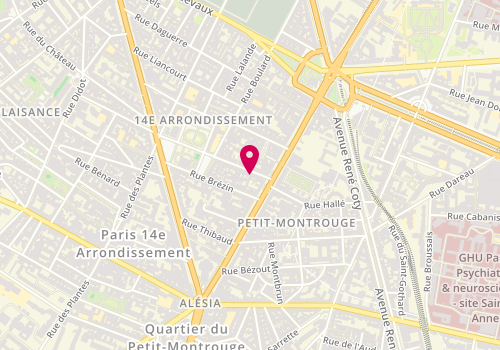 Plan de Vlc Conseil- Vlc Commerce- Vlc Immobilie, 7 Rue Mouton Duvernet, 75014 Paris