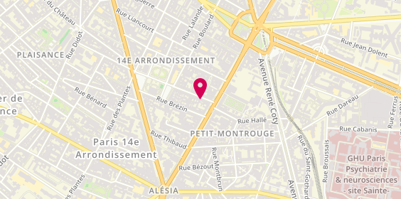 Plan de Appart & Immo, 5 Rue Mouton-Duvernet, 75014 Paris