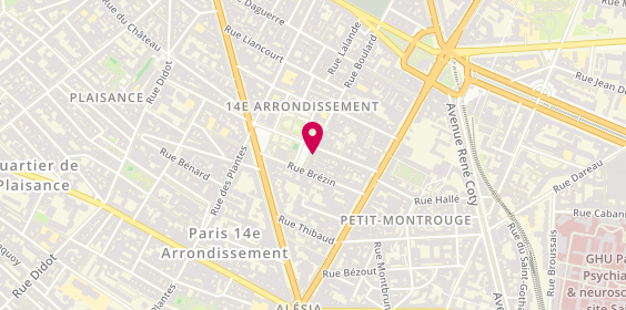 Plan de Laforet Immobilier, 49 Rue Boulard, 75014 Paris