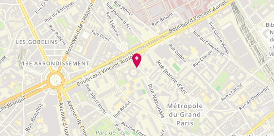 Plan de Immobiliere 3F, 159 Rue Nationale, 75013 Paris