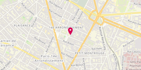 Plan de Etude Duvernet, 47 Rue Boulard, 75014 Paris