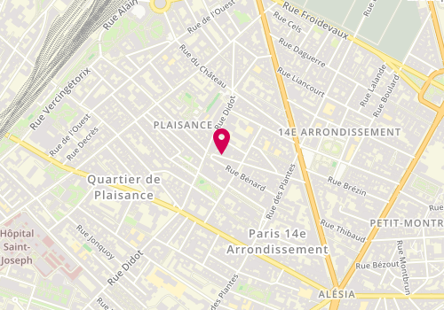 Plan de Nisso, 48 Sablière, 75014 Paris