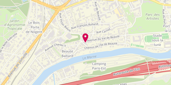 Plan de Citya Sga, 4 Bis avenue du Val de Beauté, 94130 Nogent-sur-Marne
