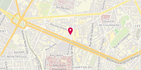 Plan de Immo Plus, 48 Rue de la Santé, 75014 Paris