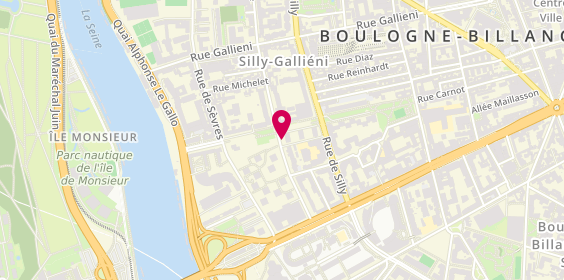 Plan de Comafina, Bâtiment B
103 Rue de Bellevue, 92100 Boulogne-Billancourt