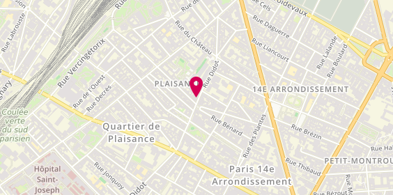 Plan de Soupizet Immobilier Paris, 22 Rue Didot, 75014 Paris