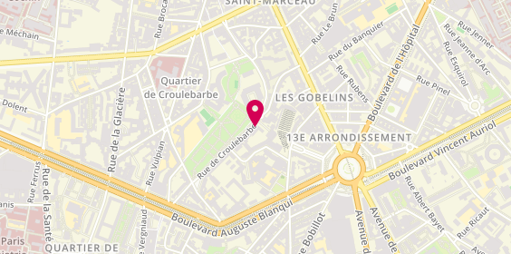 Plan de Jp2L, 35 Rue de Croulebarbe, 75013 Paris