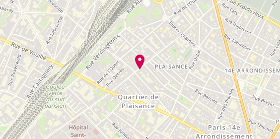Plan de Century 21 Farre Gestion, 103 Rue Raymond Losserand, 75014 Paris