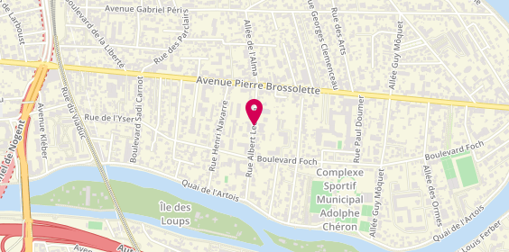 Plan de NEMA, 11 Albert Lecocq, 94170 Le Perreux-sur-Marne