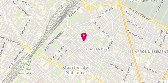 Plan de Laforêt Immobilier, 72 Rue Raymond Losserand, 75014 Paris