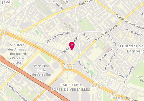 Plan de C J Immobilier - Cj Immo, 8 Bis Rue de Cadix, 75015 Paris
