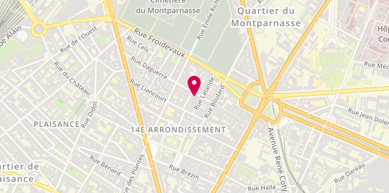 Plan de Guy Hoquet l'Immobilier, 39 Rue Daguerre, 75014 Paris