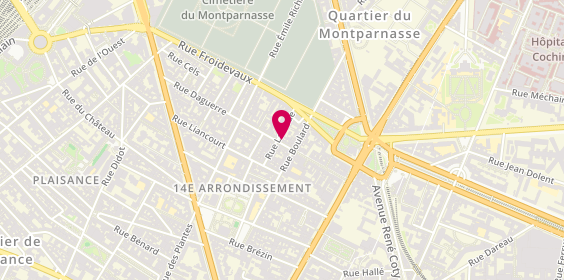 Plan de Office Francais Transaction Immobiliere, 34 Rue Daguerre, 75014 Paris