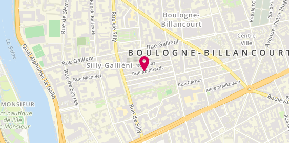 Plan de Agences Vaneau, 41 Reine, 92100 Boulogne-Billancourt