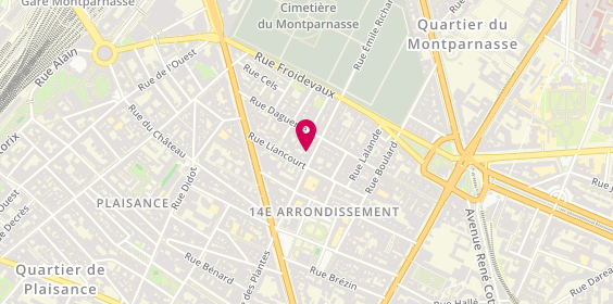 Plan de Cabinet JH Immobilier, 30 Rue Gassendi, 75014 Paris