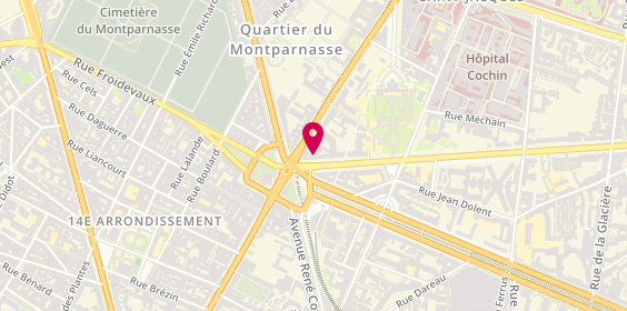 Plan de Agence Arago, 112 Boulevard Arago, 75014 Paris