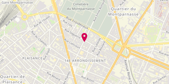Plan de Agence Immobilière de Ferla - Paris 14ème - Rue Daguerre - 75014, 53 Rue Daguerre, 75014 Paris