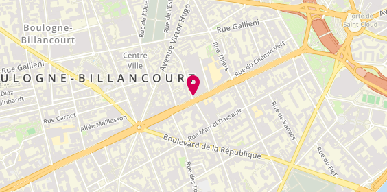 Plan de Ozimmo - Real Estate, 74 Av. Edouard Vaillant, 92100 Boulogne-Billancourt