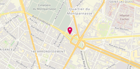 Plan de Claret Immobilier, 4 Rue Froidevaux, 75014 Paris