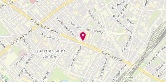 Plan de Century 21 Farré Parc Brassens, 19 Rue Corbon, 75015 Paris