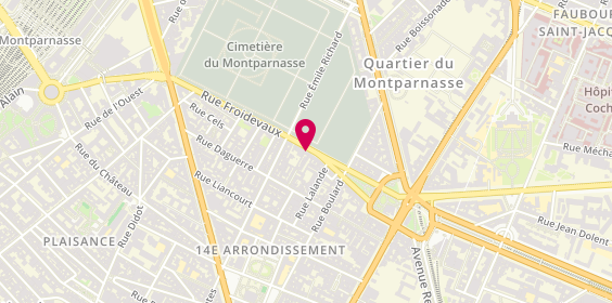 Plan de Menlo Park, 27 Rue Froidevaux, 75014 Paris