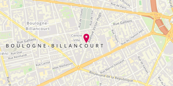 Plan de Eden Gestion, 100 avenue Victor Hugo, 92100 Boulogne-Billancourt