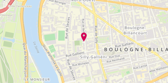 Plan de BACHE Geoffroy, 64 Rue de Bellevue, 92100 Boulogne-Billancourt