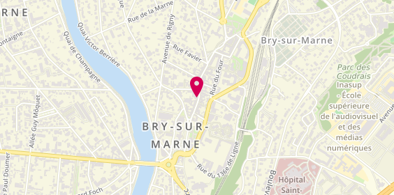 Plan de Orpi Agences No1, 21 grande Rue Charles de Gaulle, 94360 Bry-sur-Marne