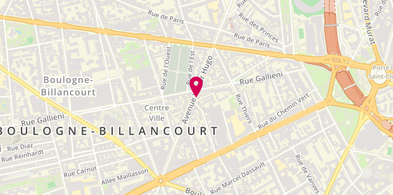 Plan de La Vie Immobilière, 71 avenue Victor Hugo, 92100 Boulogne-Billancourt