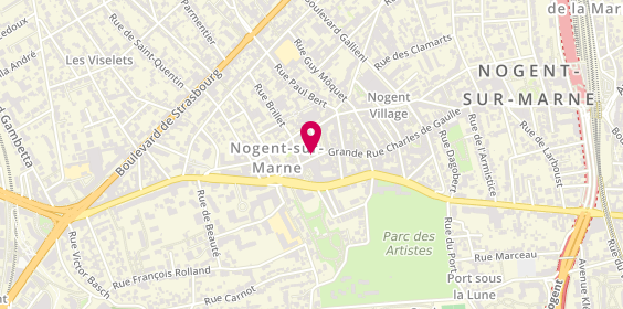 Plan de Laforêt Immobilier, 85 grande Rue Charles de Gaulle, 94130 Nogent-sur-Marne
