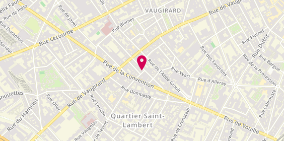 Plan de Arobase Immobilier, 2 Rue Olivier de Serres, 75015 Paris
