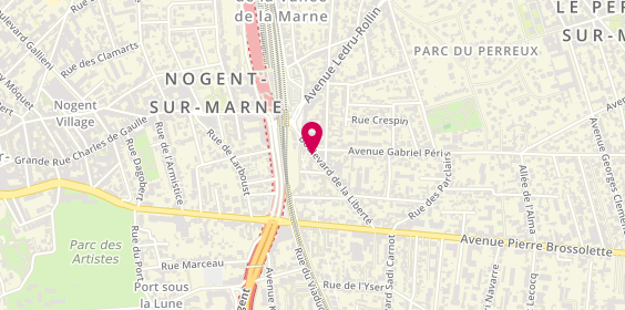 Plan de The Wedge-Club Immobilier, Le
16 Boulevard de la Liberté, 94170 Le Perreux-sur-Marne