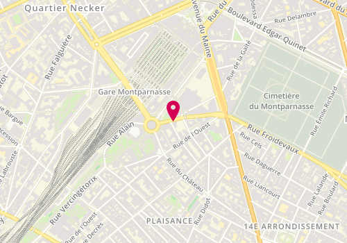 Plan de Sefri Cime Promotion, 20 Place de Catalogne, 75014 Paris