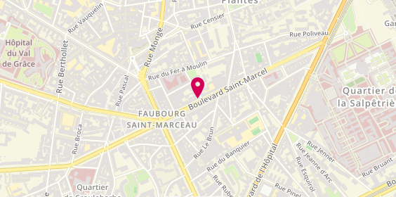 Plan de Bhi Immobilier, 70 Boulevard Saint-Marcel, 75005 Paris