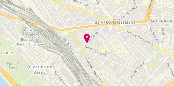 Plan de Agence Micot, 6 Rue Taine, 75012 Paris